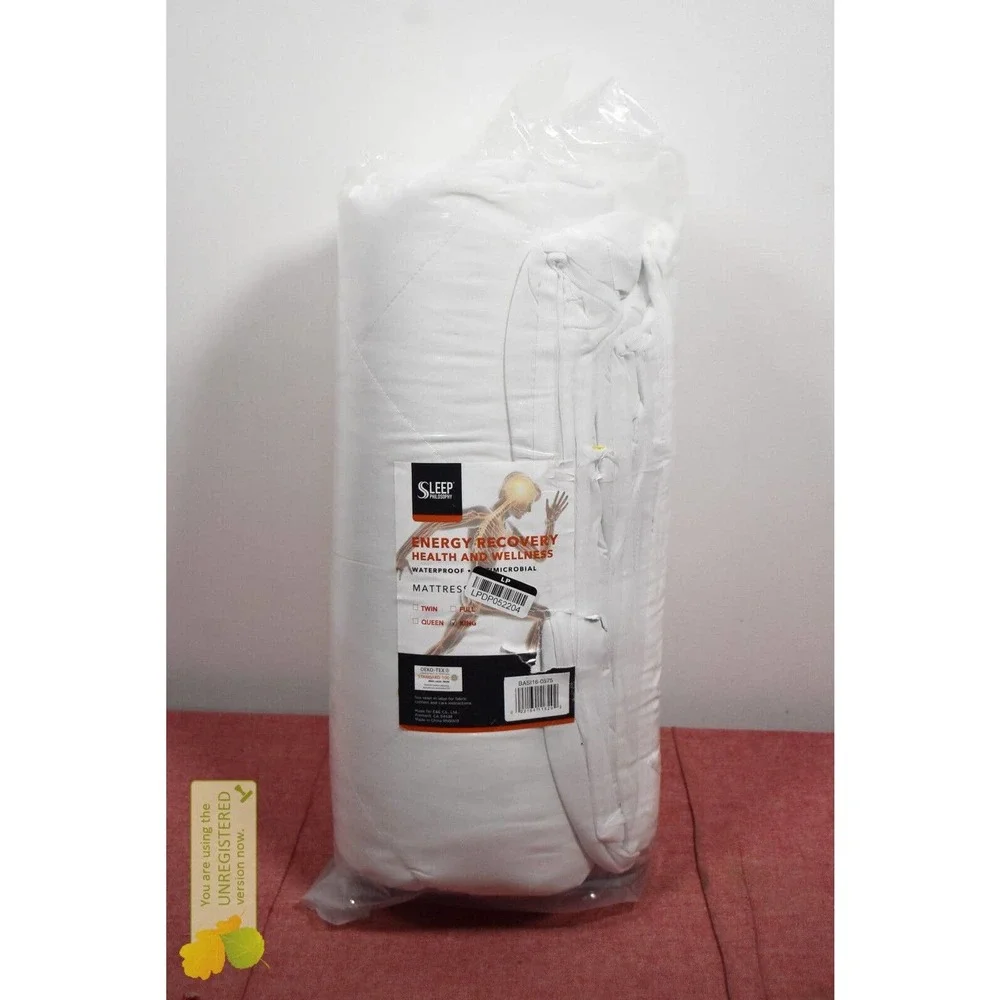 Energy Recovery Waterproof Mattress Pad King